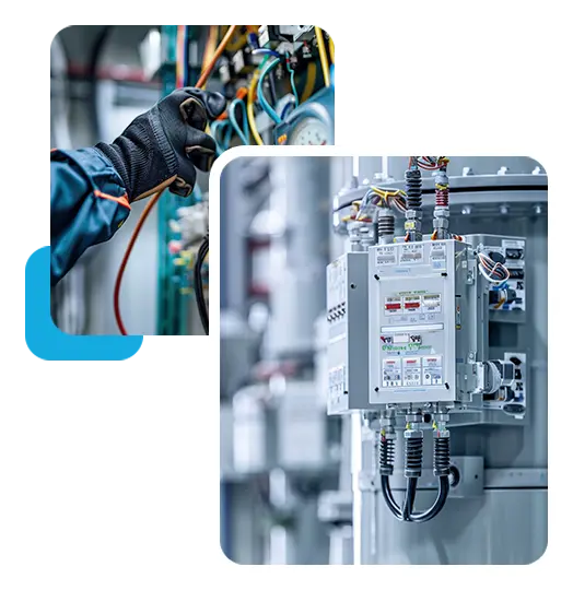 Apparecchi di protezione per trasformatori elettrici AT/MT con dispositivi di controllo e collegamenti monitorati